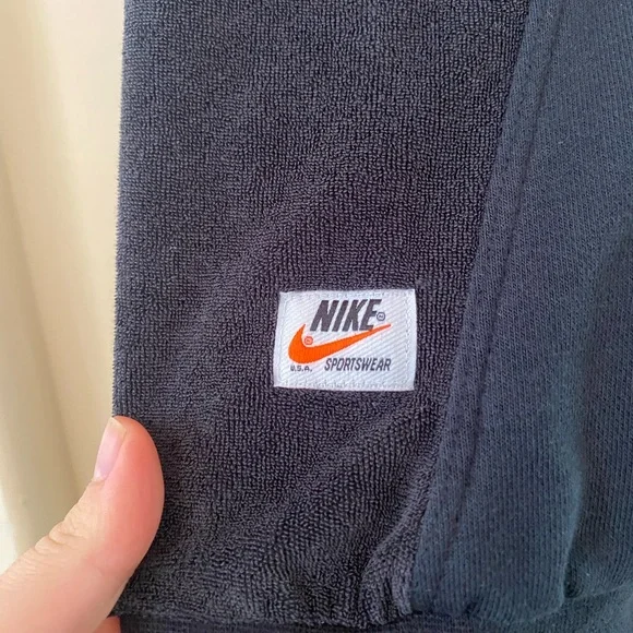 Nike Girls Sportswear Black French Terry Romper One Piece Size Medium 10-12 - Picture 3 of 6